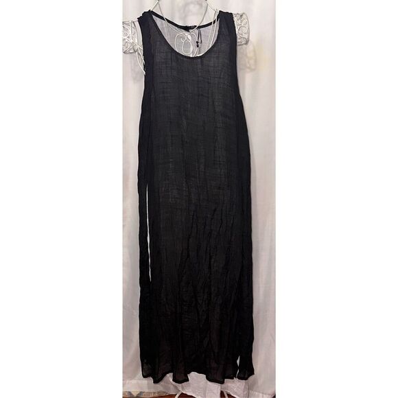 NEW WITH TAGS Beautiful NWT Coco + Carmen Black Tank maxi Dress size large/XL - Picture 1 of 8